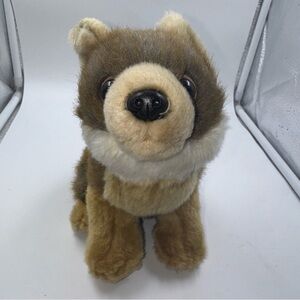 Aurora World Yellowstone National Park 8” Brown Plush Wolf 2018 Stuffed Animal